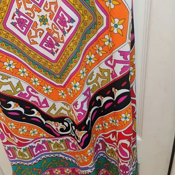 Nicole by Nicole Miller Vibrant Multicolor Midi Dress - Picture 7 of 11